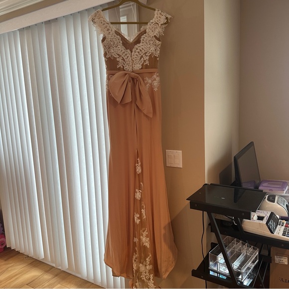 Mermaid Sweep Train Dress Bridesmaids(4) - Picture 3 of 10